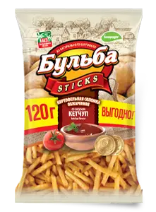 соломка карт, Бульба stiks Кетчуп 120г м/у (Беларусь)