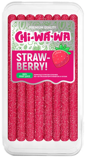 CHI-WA-WA MINIBOX КАРАНДАШ 250гр КЛУБНИКА сладкий