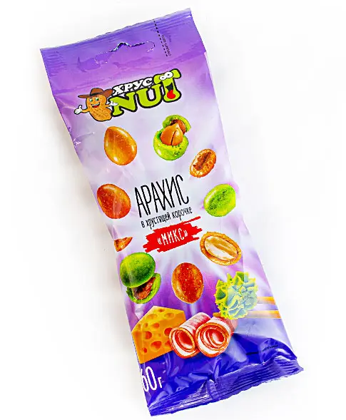 Арахис в хрустящей корочке со вкусом МИКС ХрустNut