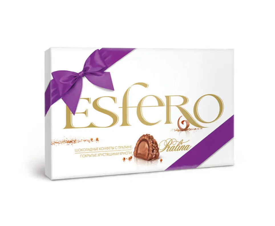 конфеты "esfero" pralina" 252г