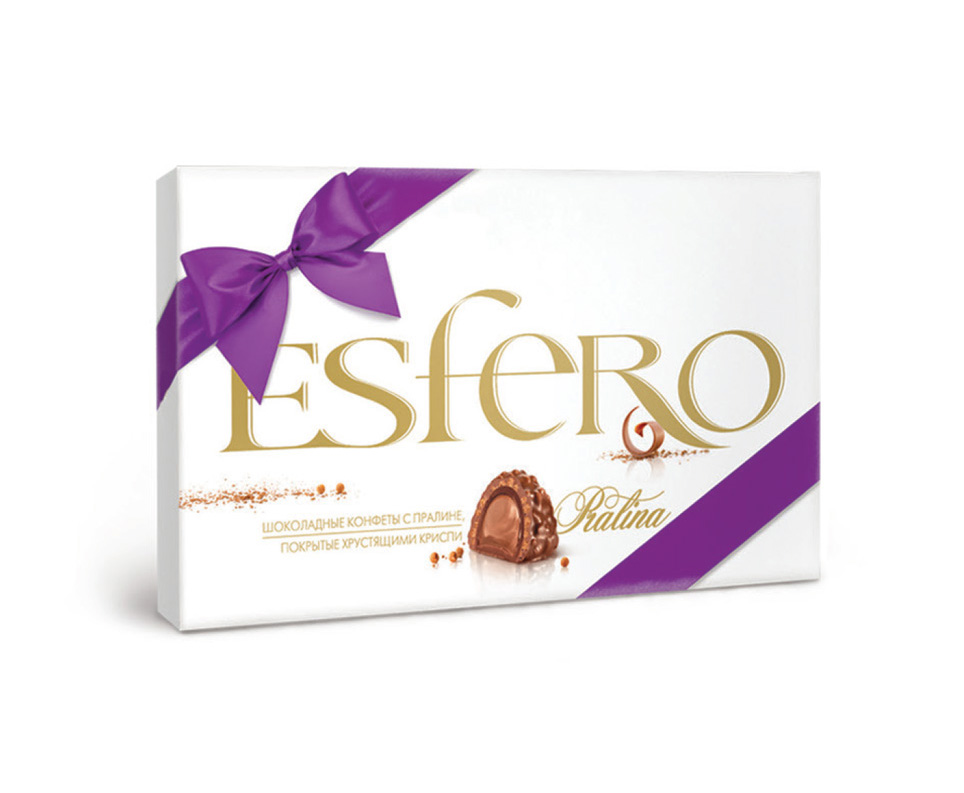 конфеты "esfero" pralina" 252г