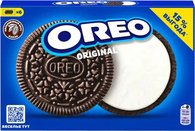 Печенье "Oreo" Ваниль 228 г