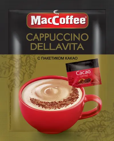 Напиток кофейный 3 в 1 "MacCoffe Capuccino Dolce Vita" с какао, 24г