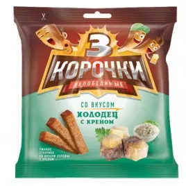 Гренки "Дон Крутон" со вкусом лисичек со сметаной 130г (Россия)