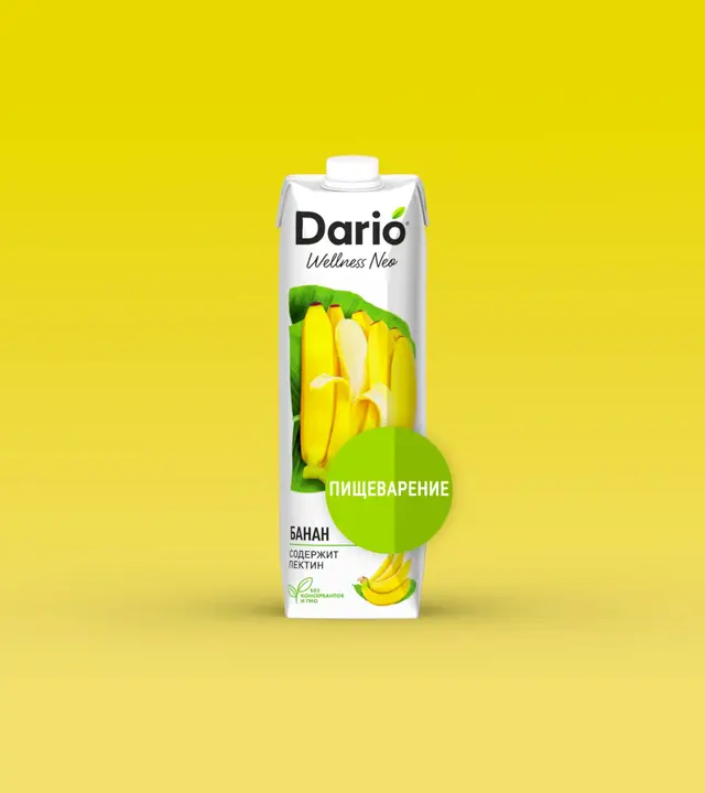 Нектар "Dario Wellness" банановый 1л ТП