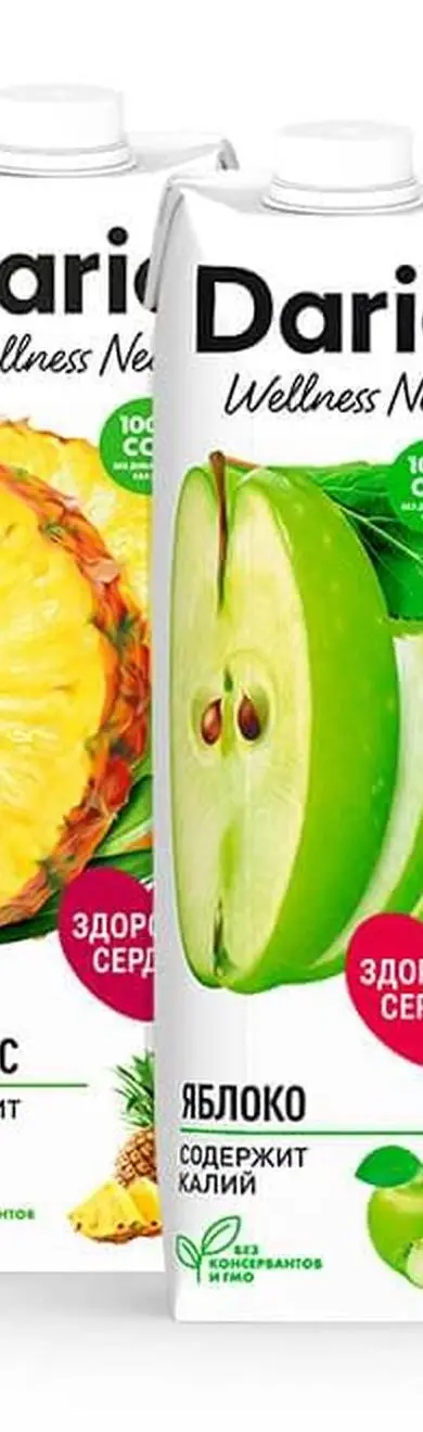 Нектар "Dario Wellness" Яблочный 1л ТП