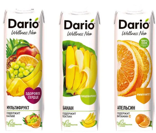 Нектар "Dario Wellness" Мультифруктовый 1 ТП