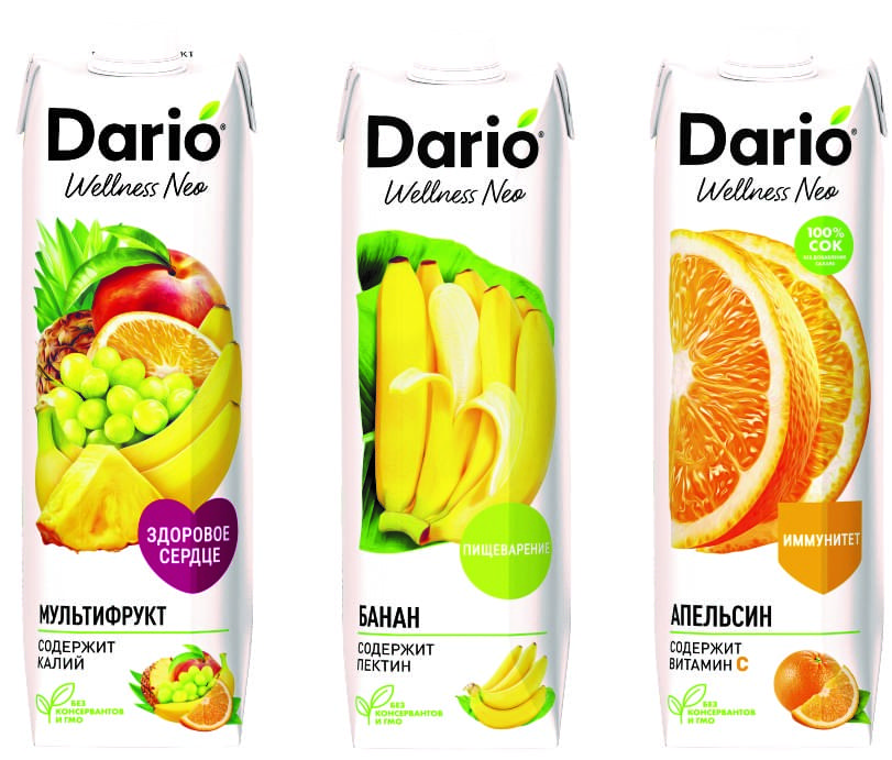 Нектар "Dario Wellness" Мультифруктовый 1 ТП