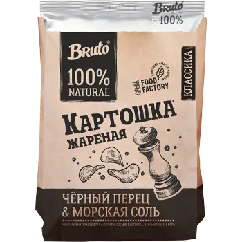 Чипсы Bruto Крафт перец 120г