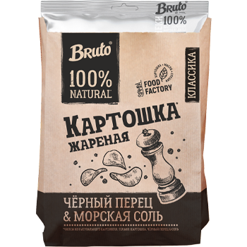 Чипсы Bruto Крафт перец 120г