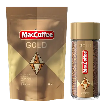 Кофе растворимый Maccoffee Gold субл 75г