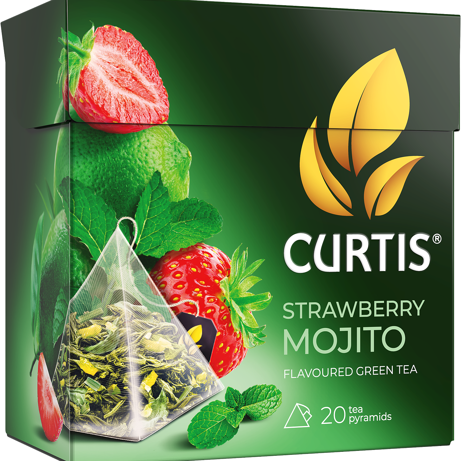 Чай "Curtis" Stawberry Mojito 20шт 1,7г