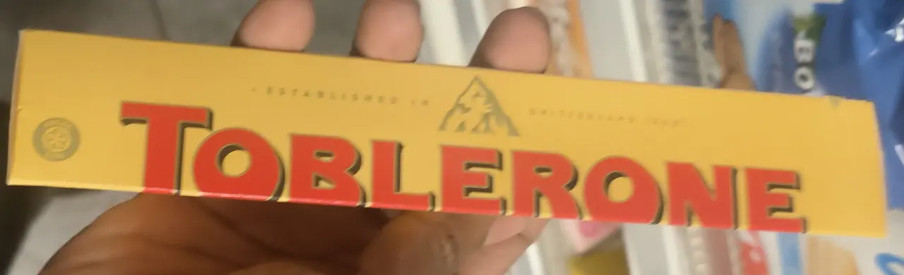 Шоколад молочный "Toblerone" медово-миндальная нуга 100г (Швейцария)