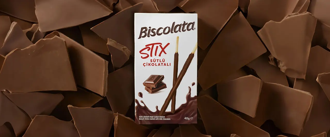 Палочки "Biscolata" Молочный шоколад 40г