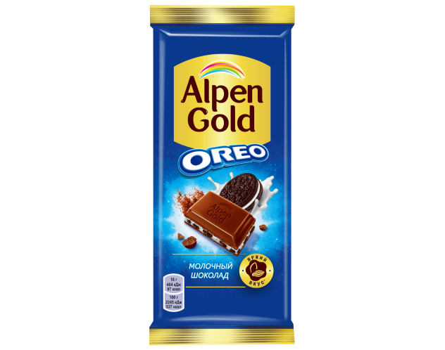 Шоколад "Alpen Gold" Oreo Клубника 90г (Польша)