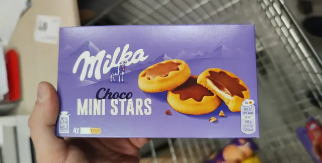 Печенье "Milka" Choco Mini Stars 150г (Швейцария)