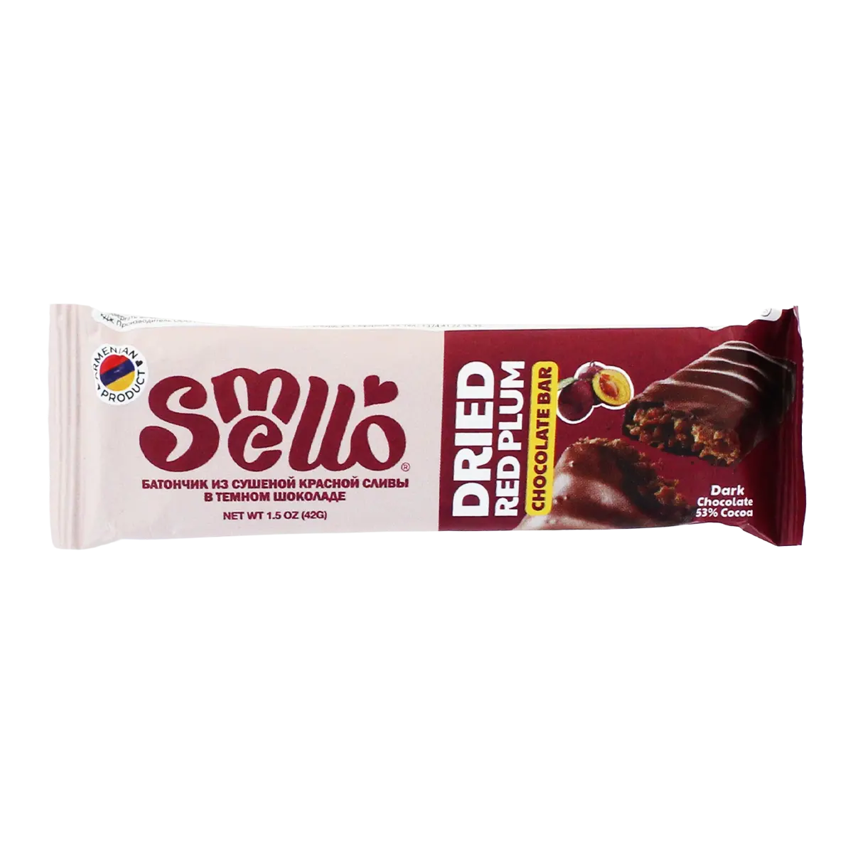 Батончик "Smello" Слива Red Plum 45г (Армения)