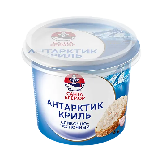 "Русское море" ПАСТА АНТАРКТИК-КРИЛЬ СЛИВОЧНО-ЧЕСНОЧ 150г (Беларусь)