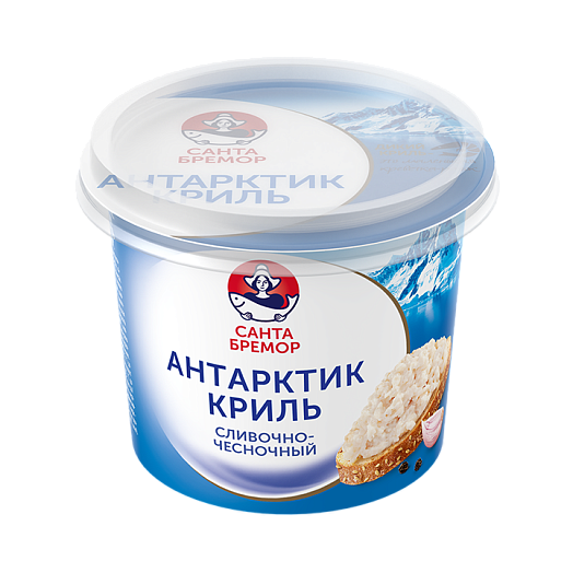"Русское море" ПАСТА АНТАРКТИК-КРИЛЬ СЛИВОЧНО-ЧЕСНОЧ 150г (Беларусь)