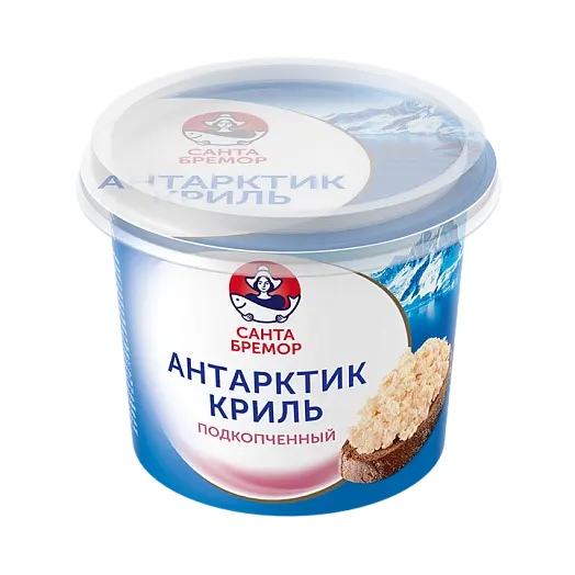 "Русское море" ПАСТА АНТАРКТИК-КРИЛЬ ПОДКОПЧЕННЫЙ 150г (Беларусь)