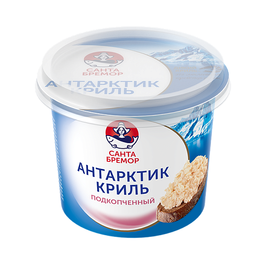 "Русское море" ПАСТА АНТАРКТИК-КРИЛЬ ПОДКОПЧЕННЫЙ 150г (Беларусь)