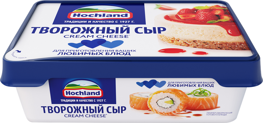 Сыр "Hochland" 180г ван ТВОРОЖНЫЙ ДЛЯ КУЛИНАРИИ/16