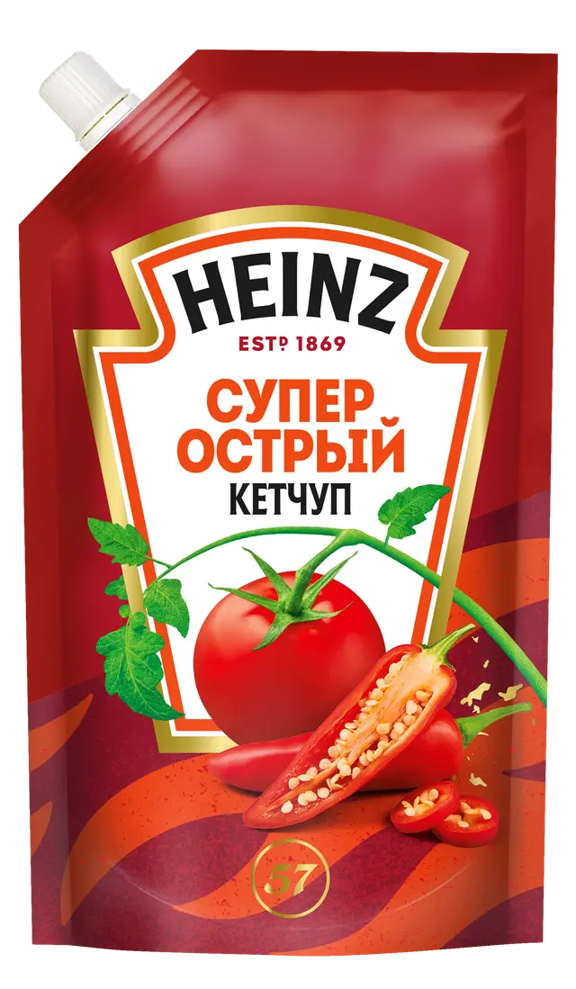 Кетчуп "Heinz" Супер острый 320г (Россия)