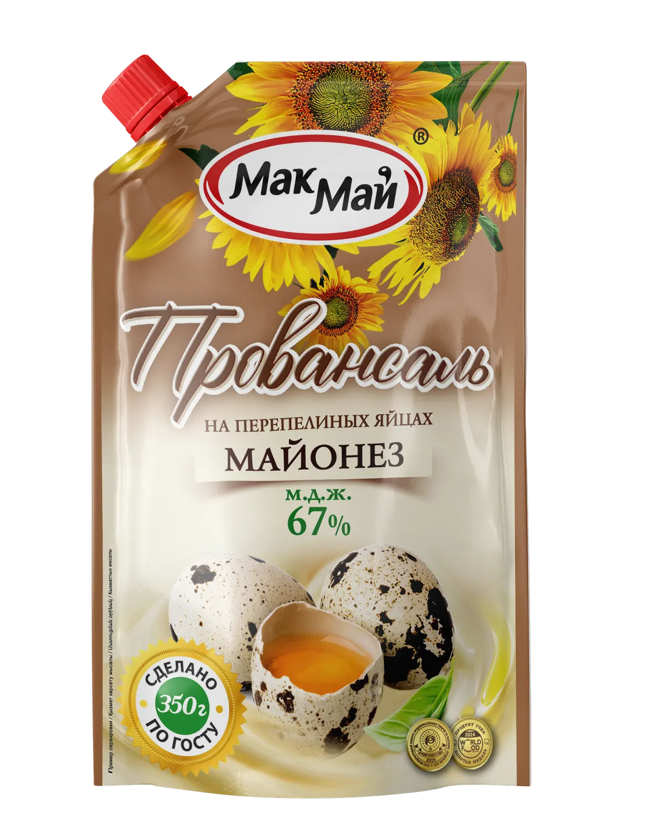 "Мак Май" Майонез На Перепел.Яйц 67% Д/П 350г (Россия)