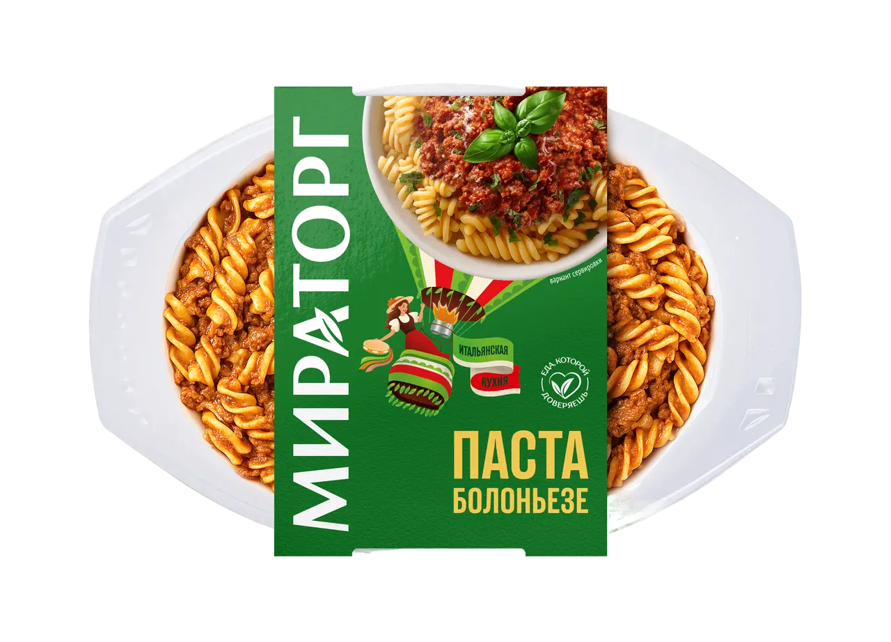 "Мираторг" Паста "Болоньезе" ОХЛ 260г*(Россия)