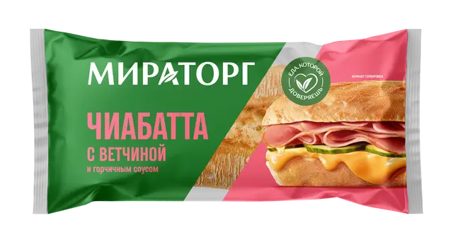 "Мираторг" Чиабатта с вет и гор соус охл 190 (Россия)