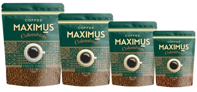 Кофе "Maximus" Columbian растворимый 140г МУ (Россия)