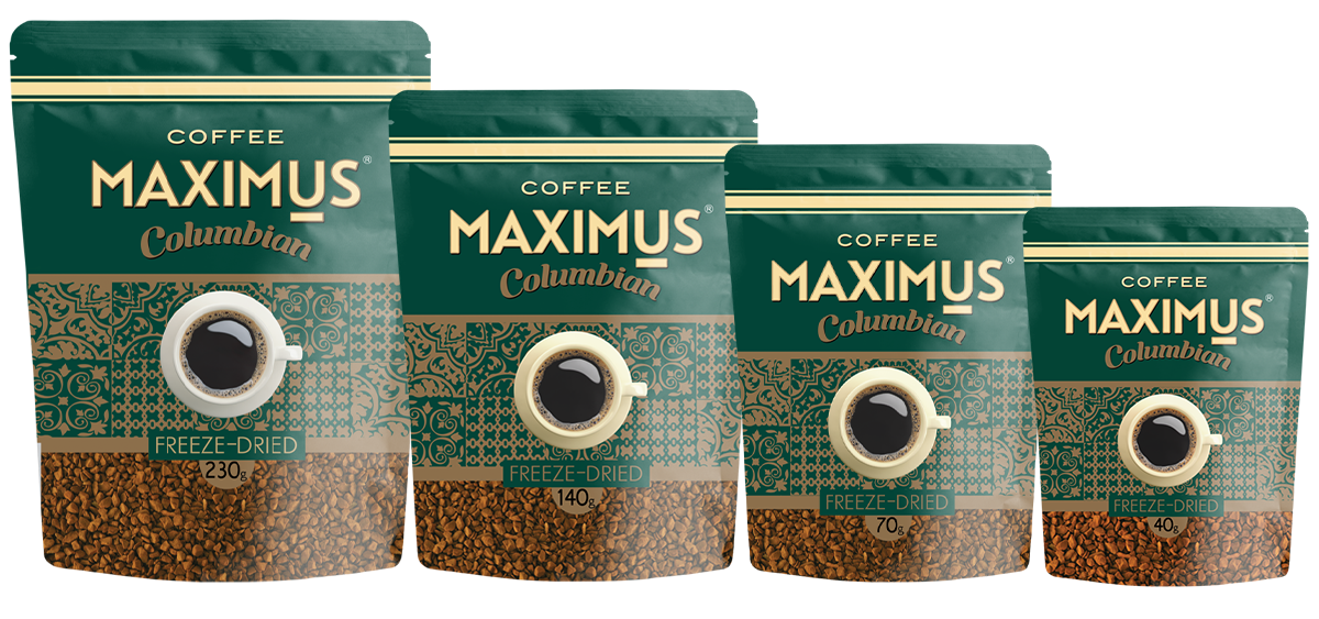 Кофе "Maximus" Columbian растворимый 140г МУ (Россия)