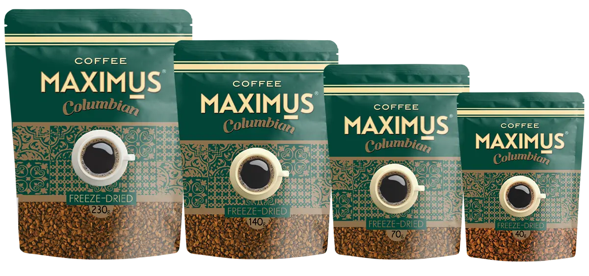 Кофе "Maximus" Columbian растворимый 230г МУ (Россия)