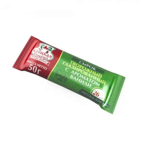 Сырок "Клецкая Крыначка" Ваниль 26% 45г (Беларусь)