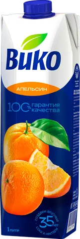 Сок "Вико" Апельсиновый 1л (Россия)