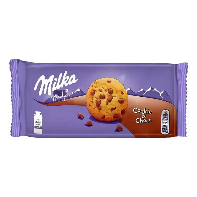 Печенье "Milka" Choco Cookie овс. с шок. крошкой 135г (Польша)