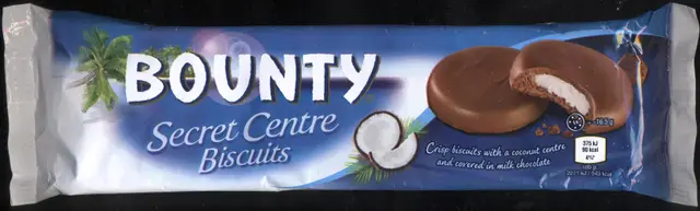 Печенье "Bounty" Secret Centre Biscuits 132г (Великобритания)