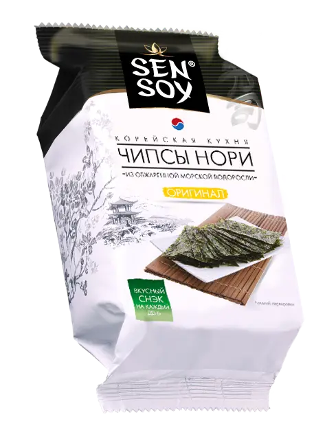 Чипсы "Sen Soy" Premium Original Нори 4,5г (Россия)