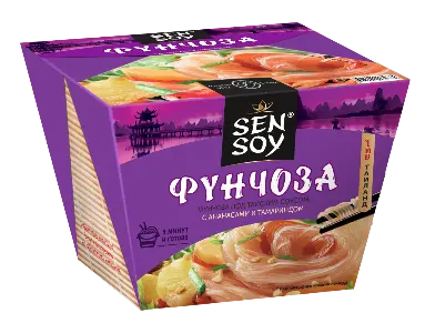 "Sen Soy" Фунчоза под тайским соусом 125г (Россия)