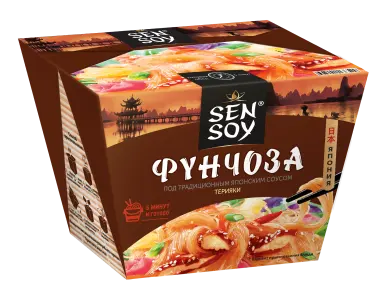 "Sen Soy" Фунчоза под японским соусом терияки 125г (Россия)