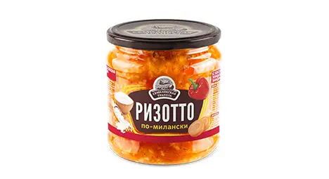 "Семилукская трапеза" Закуска овощная Ризотто по-милански 460г (Россия)