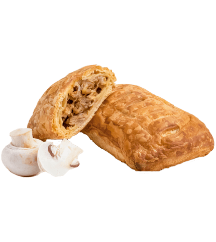 Слойка картошка с грибами