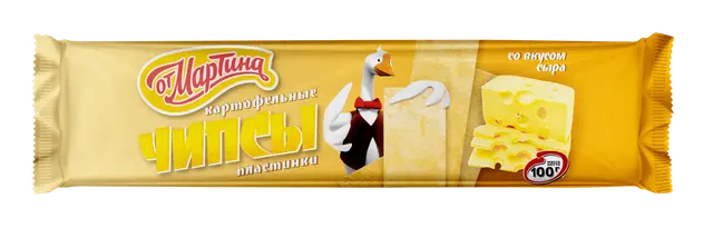 Чипсы "От Мартина" пластины сырные 100г (Россия)
