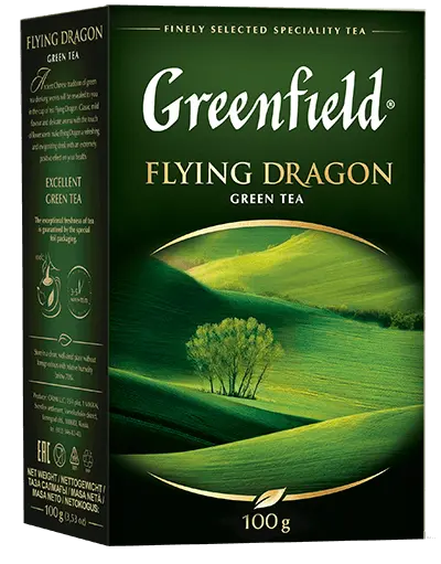 Чай зеленый "Greenfield" Flying dragon 45г (Россия)