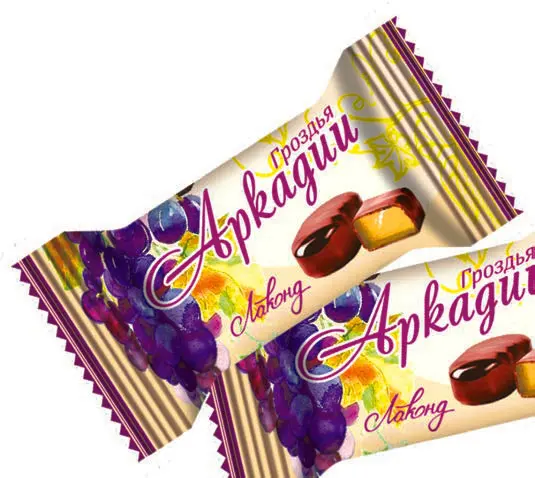 "Лаконд" Конфеты Гроздья Аркадии, За 1 кг (Россия)