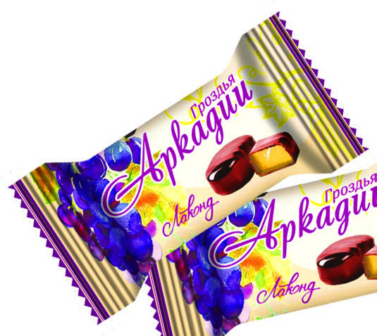 "Лаконд" Конфеты Гроздья Аркадии, За 1 кг (Россия)
