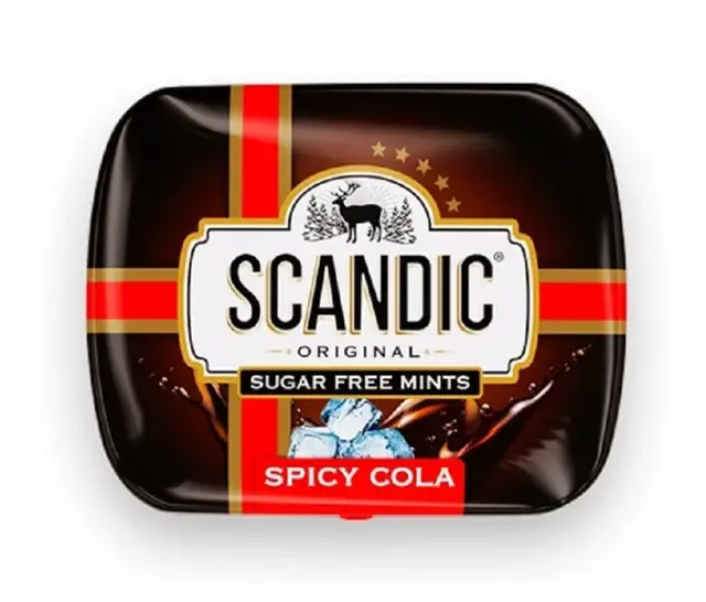 Конфеты SCANDIC без сахара со вкусом "Кола"