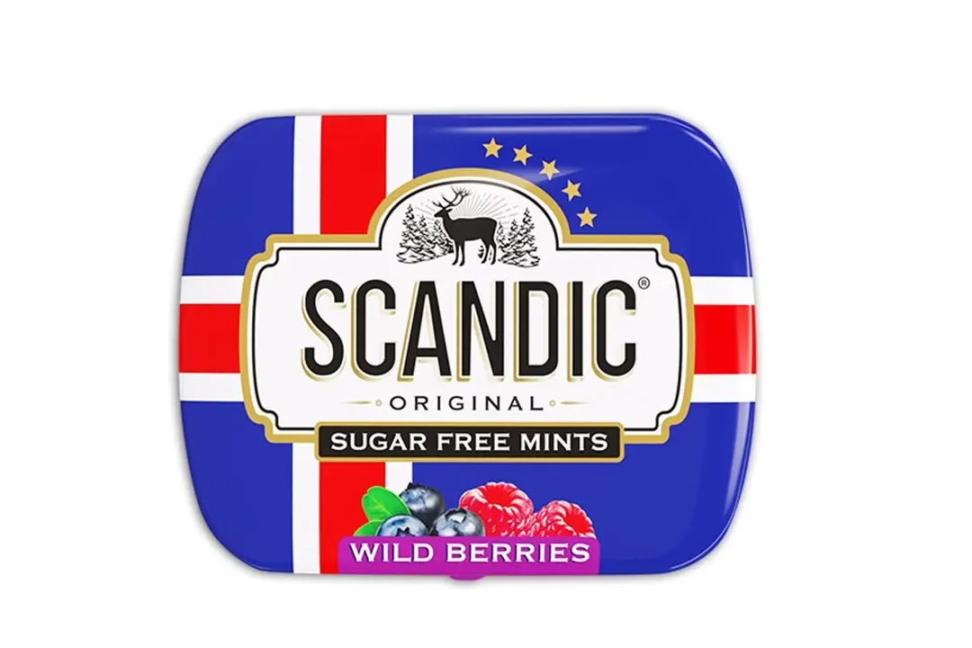 Конфеты SCANDIC без сахара со вкусом "Дикая ягода"