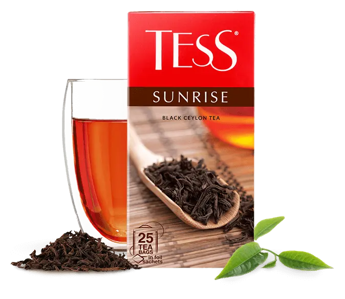 Чай черный байховый цейлонский "Tess sunrise" 25 пак 1,8 г