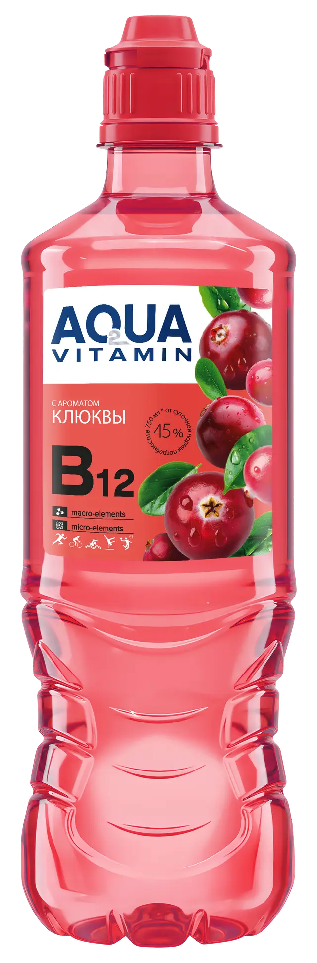 Напиток "Aqua Vitamin" Клюква 0,75л (Белорусь)